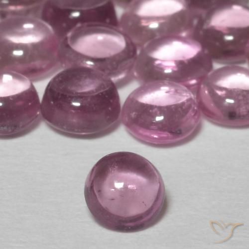 0.28ct Натуральный Светло-пурпурный Сапфир, Круглый, Прозрачный