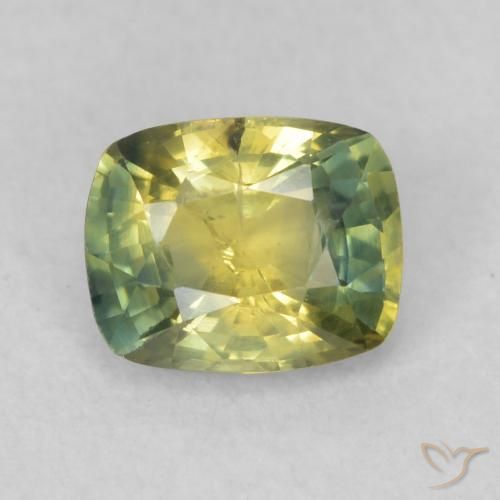 0.75ct Натуральный Многоцветный Сапфир, Подушка, VS-SI