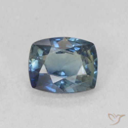 0.77ct Натуральный Синий / Голубой Сапфир, Подушка, Чистота VS