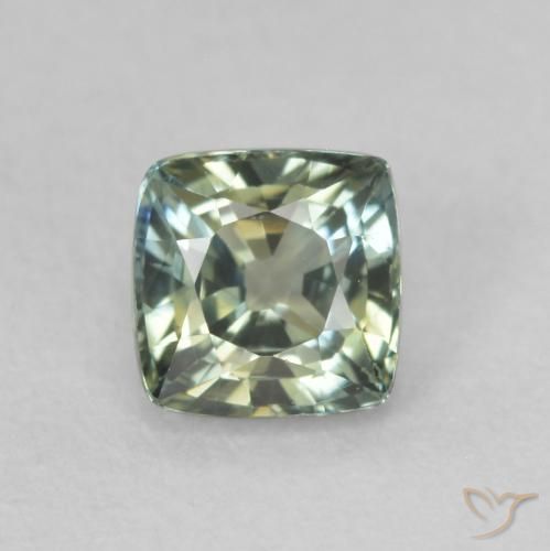 0.75ct Натуральный Многоцветный Сапфир, Подушка, VVS-VS
