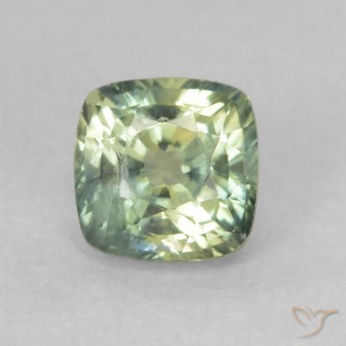 0.65ct Натуральный Многоцветный Сапфир, Подушка, Чистота VS