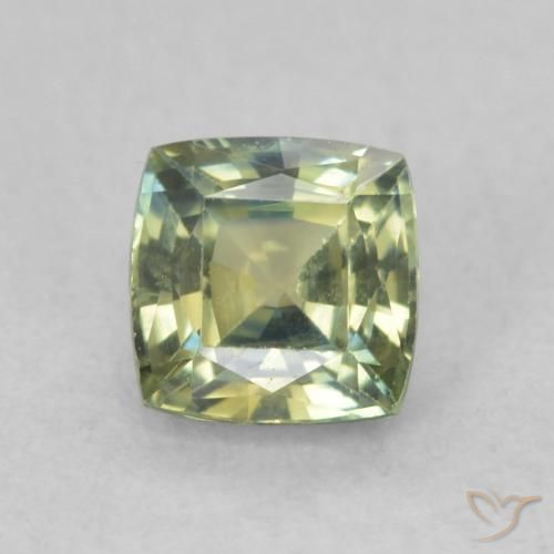 0.76ct Натуральный Многоцветный Сапфир, Подушка, Чистота VS