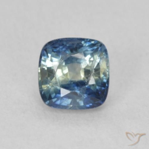 0.81ct Натуральный Многоцветный Сапфир, Подушка, Чистота VS