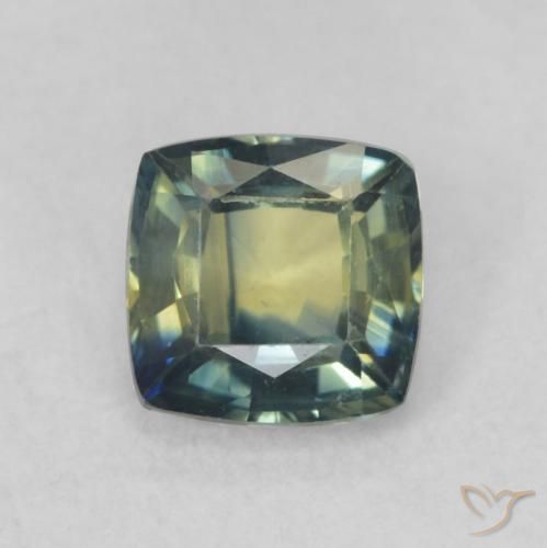 0.78ct Натуральный Многоцветный Сапфир, Подушка, VVS-VS