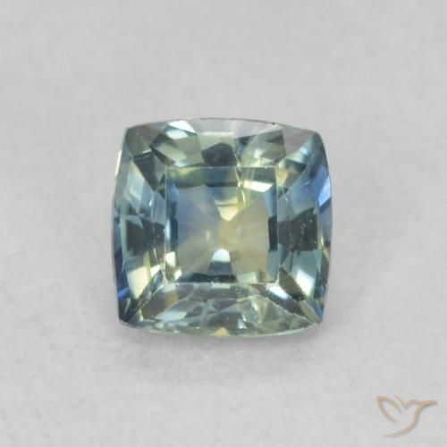 0.66ct Натуральный Многоцветный Сапфир, Подушка, VS-SI