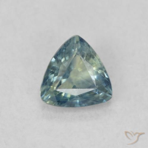 0.44ct Натуральный Многоцветный Сапфир, Триллион, Чистота VS