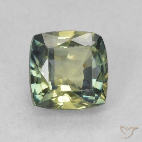 0.95ct Натуральный Многоцветный Сапфир, Подушка, Чистота VVS