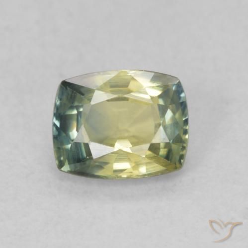 0.61ct Натуральный Многоцветный Сапфир, Подушка, Чистота VVS