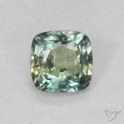 0.64ct Натуральный Многоцветный Сапфир, Подушка, Чистота VVS