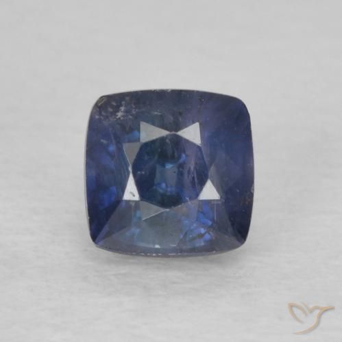 0.84ct Натуральный Темно-синий Сапфир, Подушка, VS-SI