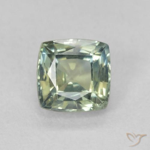 0.82ct Натуральный Многоцветный Сапфир, Подушка, Чистота VS