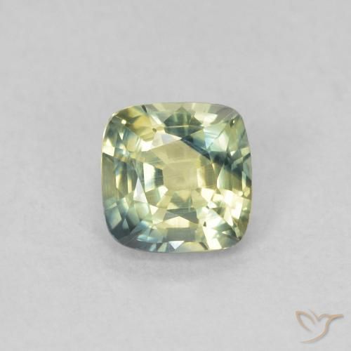 0.47ct Натуральный Многоцветный Сапфир, Подушка, Чистота VS