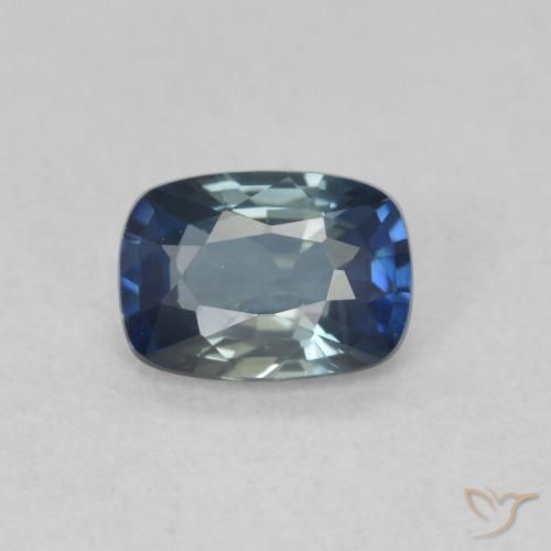 0.77ct Натуральный Многоцветный Сапфир, Подушка, Чистота VVS