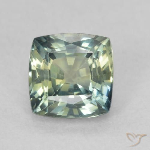 0.84ct Натуральный Многоцветный Сапфир, Подушка, Чистота VS