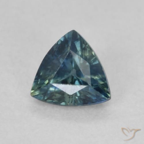 0.46ct Натуральный Многоцветный Сапфир, Триллион, VVS-VS