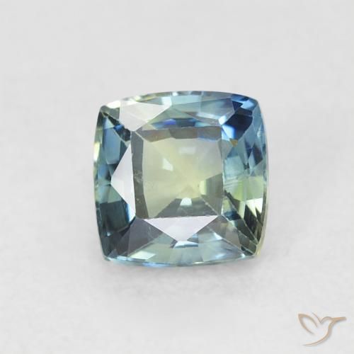 0.70ct Натуральный Многоцветный Сапфир, Подушка, VVS-VS