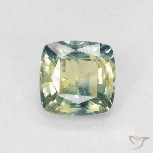 0.59ct Натуральный Многоцветный Сапфир, Подушка, Чистота VS