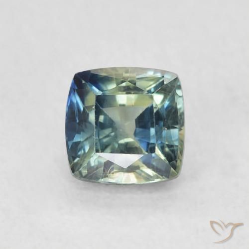 0.71ct Натуральный Многоцветный Сапфир, Подушка, Чистота VS