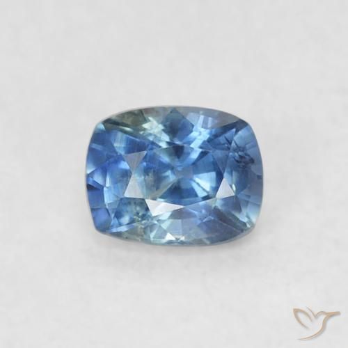0.35ct Натуральный Синий / Голубой Сапфир, Подушка, Чистота VS