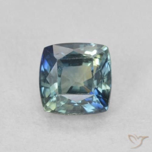 0.67ct Натуральный Многоцветный Сапфир, Подушка, VVS-VS