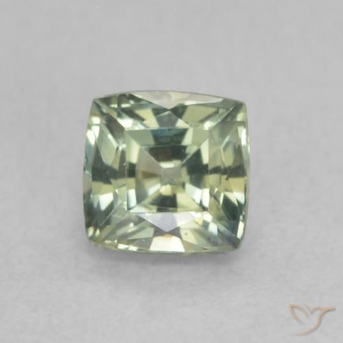 0.66ct Натуральный Многоцветный Сапфир, Квадрат, VVS-VS