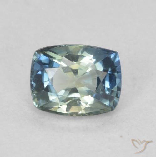 0.77ct Натуральный Многоцветный Сапфир, Подушка, VVS-VS