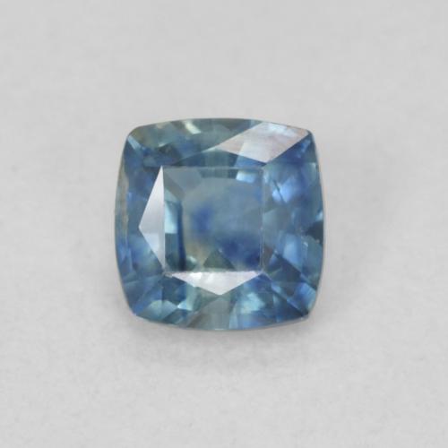 0.56ct Натуральный Бирюзовый Сапфир, Подушка, Чистота VS