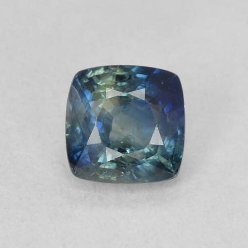 0.63ct Натуральный Бирюзовый Сапфир, Подушка, Чистота VS