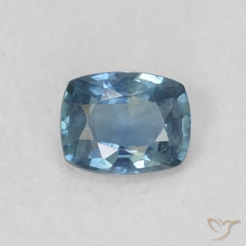 0.42ct Натуральный Синий / Голубой Сапфир, Подушка, Чистота VS