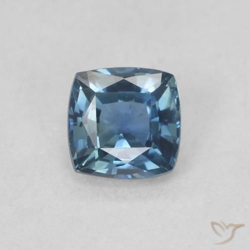 0.48ct Натуральный Темно-синий Сапфир, Подушка, VVS-VS