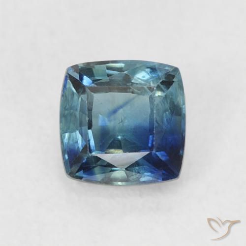 0.54ct Натуральный Темно-синий Сапфир, Подушка, Чистота VS