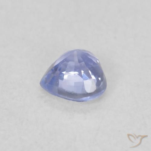0.25 карата, натуральный Пастельно-синий Сапфир, Сердце, VVS-VS