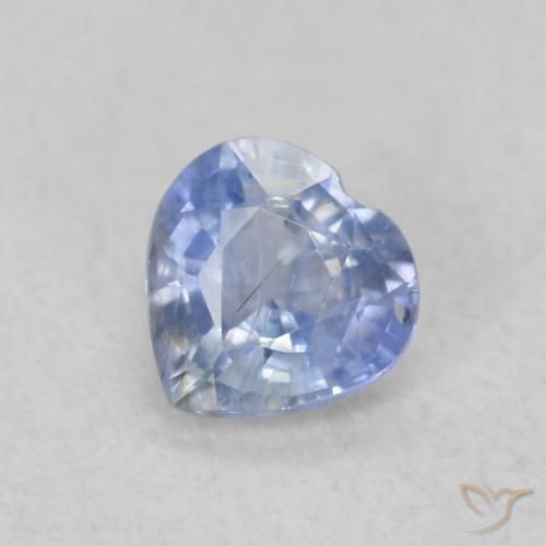 0.37ct Натуральный Голубые Сапфир, Сердце, Чистота VS