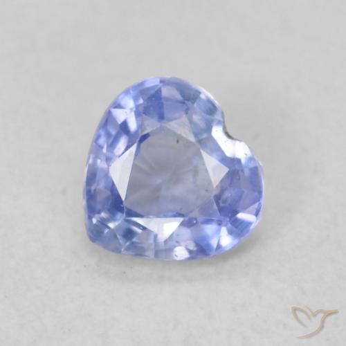 0.39ct Натуральный Голубые Сапфир, Сердце, Чистота VS