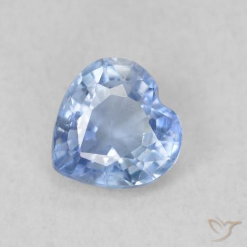 0.38ct Натуральный Голубые Сапфир, Сердце, Чистота VS