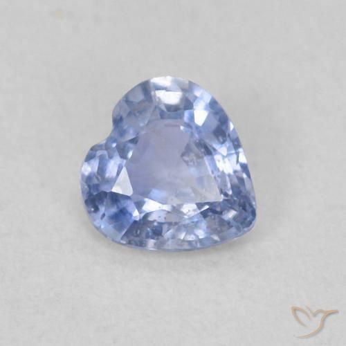 0.30ct Натуральный Голубые Сапфир, Сердце, Чистота VS