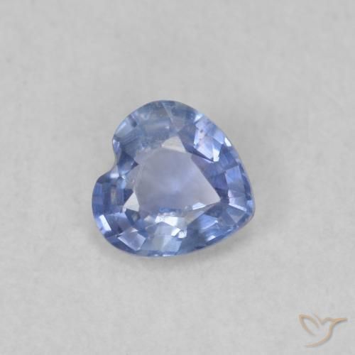 0.31ct Натуральный Голубые Сапфир, Сердце, Чистота VS