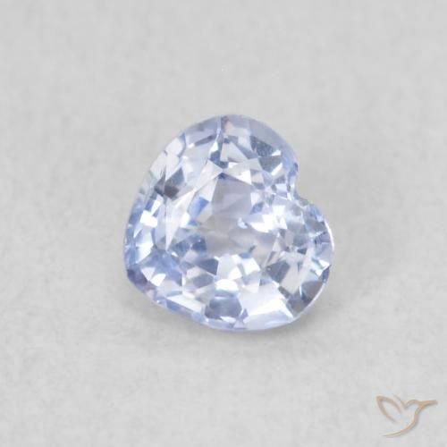 0.33ct Натуральный Пурпурно-синий Сапфир, Сердце, VVS-VS