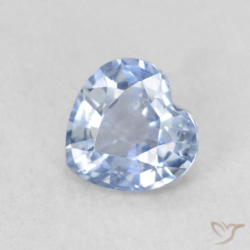 0.40ct Натуральный Голубые Сапфир, Сердце, VVS-VS