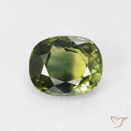 2.41ct Натуральный Многоцветный Сапфир, Подушка, VVS-VS