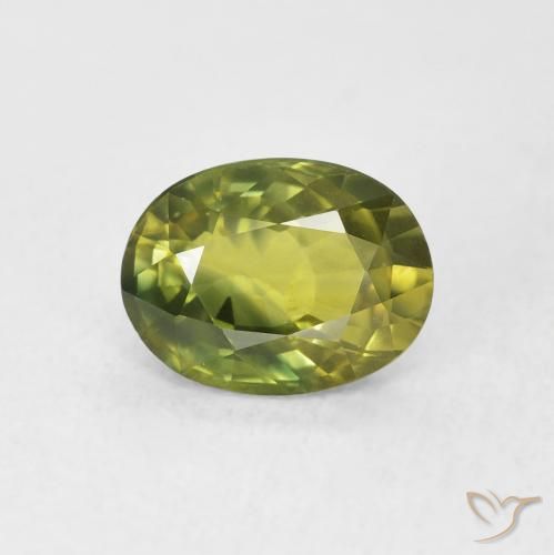 1.89ct Натуральный Многоцветный Сапфир, Овал, VVS-VS