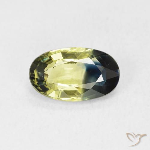 1.82ct Натуральный Многоцветный Сапфир, Овал, Чистота VVS