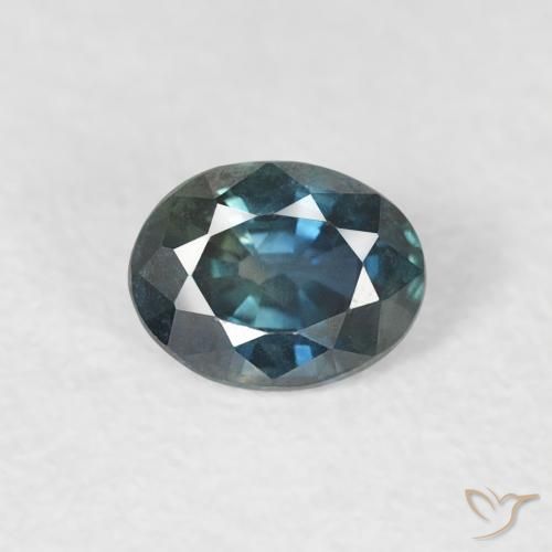 0.33ct Натуральный Темно-синий Сапфир, Овал, Чистота VVS