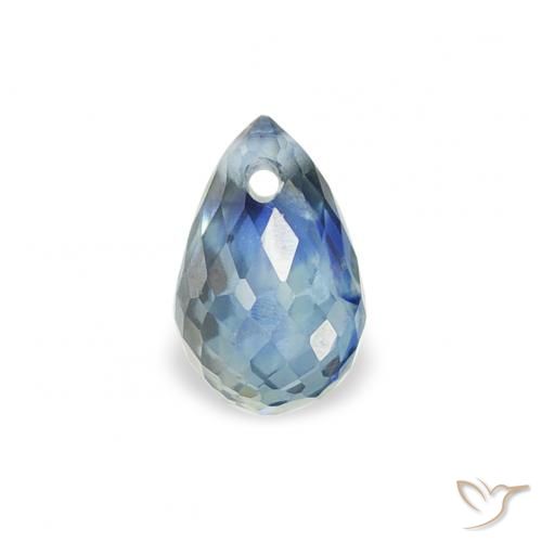 0.44ct Натуральный Бирюзовый Сапфир, Бриолет, Чистота VS