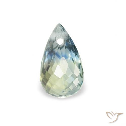 0.59ct Натуральный Бирюзовый Сапфир, Бриолет, Чистота VS