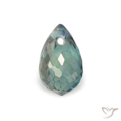 0.47ct Натуральный Бирюзовый Сапфир, Бриолет, Чистота VS