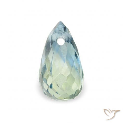 0.50ct Натуральный Бирюзовый Сапфир, Бриолет, Чистота VS