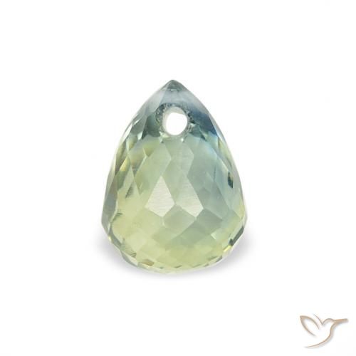 0.73ct Натуральный Бирюзовый Сапфир, Бриолет, Чистота VS