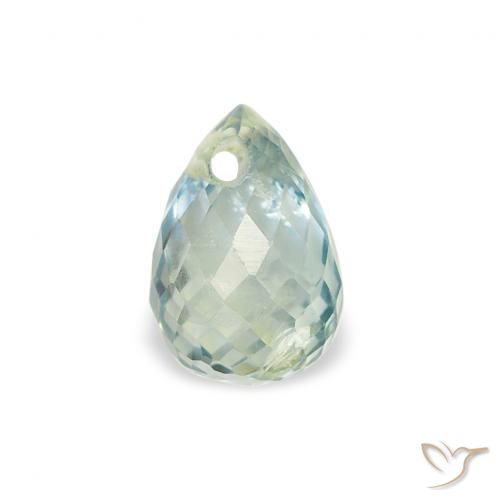 0.78ct Натуральный Бирюзовый Сапфир, Бриолет, Чистота VS