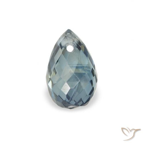 0.56ct Натуральный Бирюзовый Сапфир, Бриолет, Чистота VS